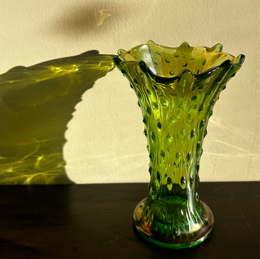 Norwood Tree Bark Green Vase